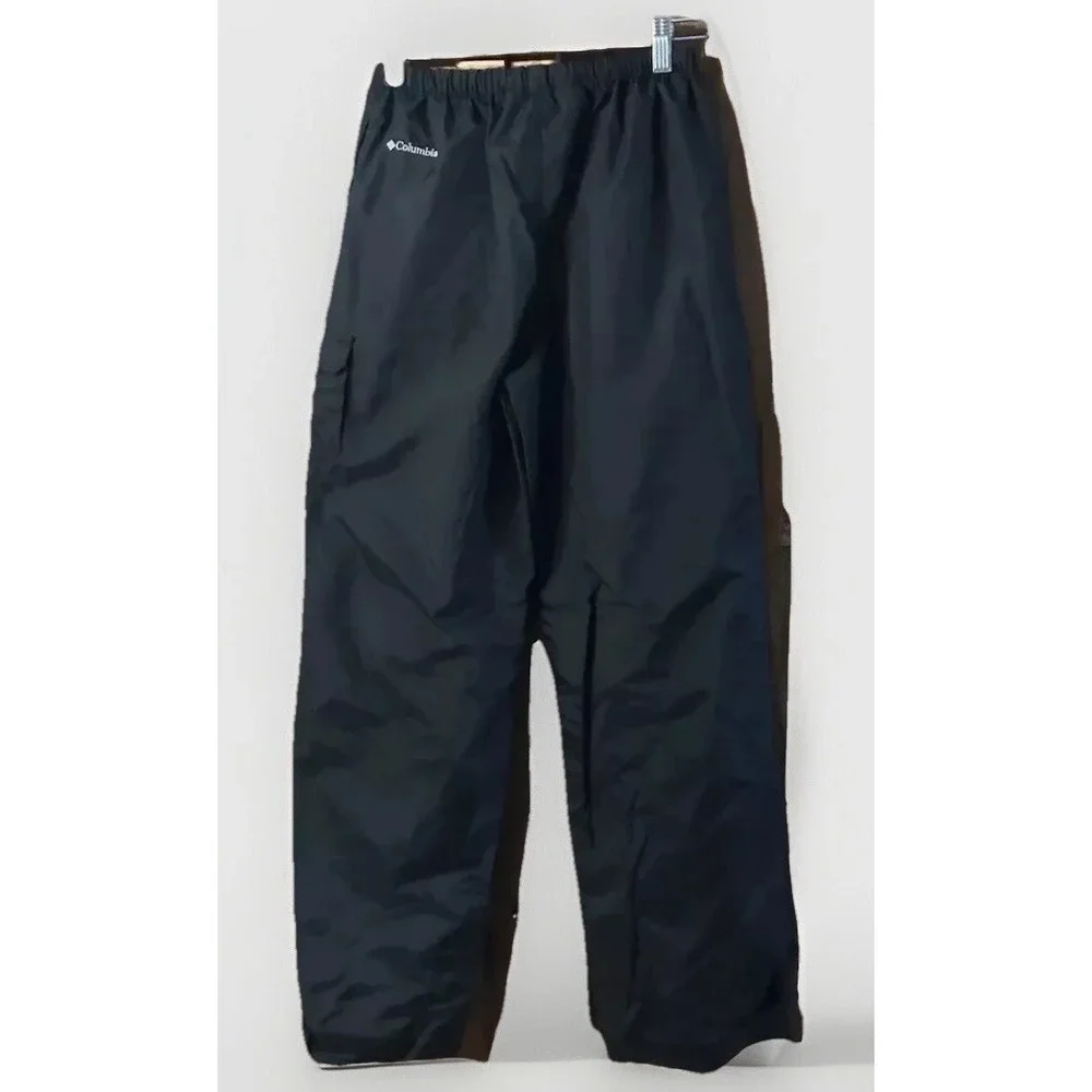 Boys/Girls Columbia Nylon Rain Paints Black Lightweight‎ 27